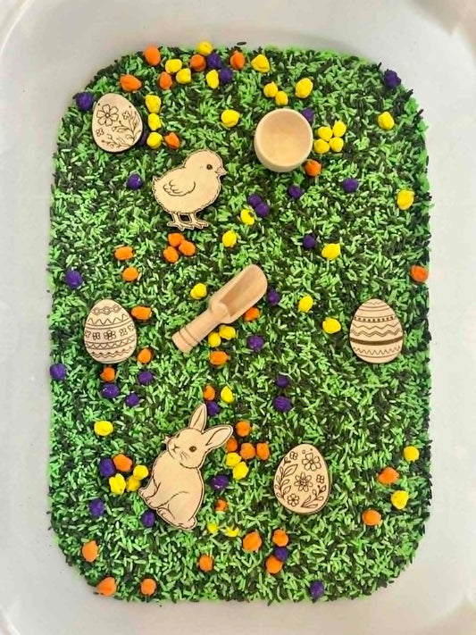 Bac sensoriel de Pâques